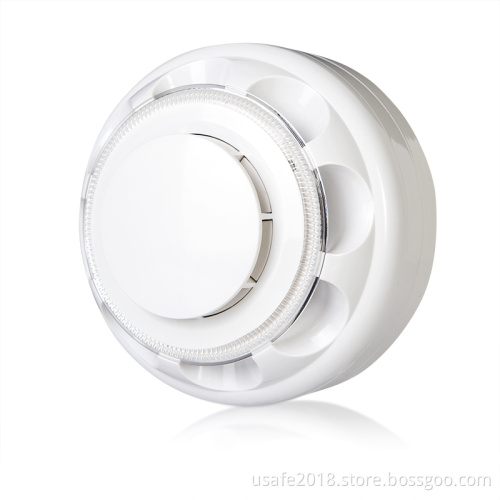 Wired Smoke & Heat Complex Photoelectric Detector